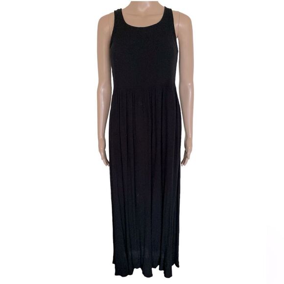 Very J Size S Black Sleeveless Summer Vacation Resort Party Maxi Long Dress - Picture 1 of 12